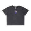 Wo's Stone Wash Heavy Crop Tee Thumbnail