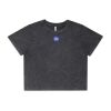 Wo's Stone Wash Heavy Crop Tee Thumbnail
