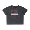 Wo's Stone Wash Heavy Crop Tee Thumbnail