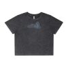Wo's Stone Wash Heavy Crop Tee Thumbnail