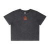 Wo's Stone Wash Heavy Crop Tee Thumbnail
