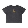 Wo's Stone Wash Heavy Crop Tee Thumbnail