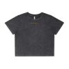Wo's Stone Wash Heavy Crop Tee Thumbnail