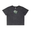 Wo's Stone Wash Heavy Crop Tee Thumbnail