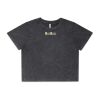 Wo's Stone Wash Heavy Crop Tee Thumbnail