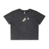 Wo's Stone Wash Heavy Crop Tee Thumbnail