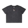 Wo's Stone Wash Heavy Crop Tee Thumbnail