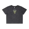 Wo's Stone Wash Heavy Crop Tee Thumbnail