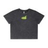 Wo's Stone Wash Heavy Crop Tee Thumbnail