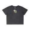 Wo's Stone Wash Heavy Crop Tee Thumbnail
