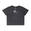 Wo's Stone Wash Heavy Crop Tee Thumbnail