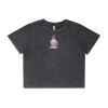Wo's Stone Wash Heavy Crop Tee Thumbnail