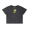 Wo's Stone Wash Heavy Crop Tee Thumbnail