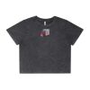 Wo's Stone Wash Heavy Crop Tee Thumbnail