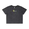 Wo's Stone Wash Heavy Crop Tee Thumbnail