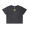 Wo's Stone Wash Heavy Crop Tee Thumbnail