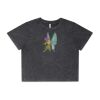 Wo's Stone Wash Heavy Crop Tee Thumbnail