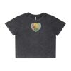 Wo's Stone Wash Heavy Crop Tee Thumbnail