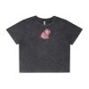 Wo's Stone Wash Heavy Crop Tee Thumbnail