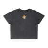 Wo's Stone Wash Heavy Crop Tee Thumbnail
