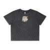 Wo's Stone Wash Heavy Crop Tee Thumbnail