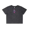 Wo's Stone Wash Heavy Crop Tee Thumbnail
