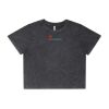Wo's Stone Wash Heavy Crop Tee Thumbnail