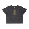 Wo's Stone Wash Heavy Crop Tee Thumbnail