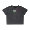 Wo's Stone Wash Heavy Crop Tee Thumbnail