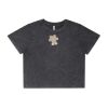 Wo's Stone Wash Heavy Crop Tee Thumbnail