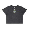 Wo's Stone Wash Heavy Crop Tee Thumbnail