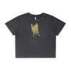 Wo's Stone Wash Heavy Crop Tee Thumbnail