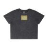 Wo's Stone Wash Heavy Crop Tee Thumbnail