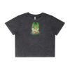 Wo's Stone Wash Heavy Crop Tee Thumbnail
