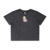Wo's Stone Wash Heavy Crop Tee Thumbnail