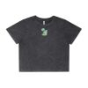 Wo's Stone Wash Heavy Crop Tee Thumbnail