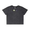 Wo's Stone Wash Heavy Crop Tee Thumbnail