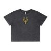 Wo's Stone Wash Heavy Crop Tee Thumbnail